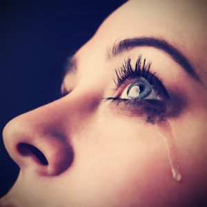 beauty girl cry